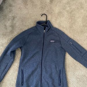 Patagonia women’s better sweater fleece jacket blue size M